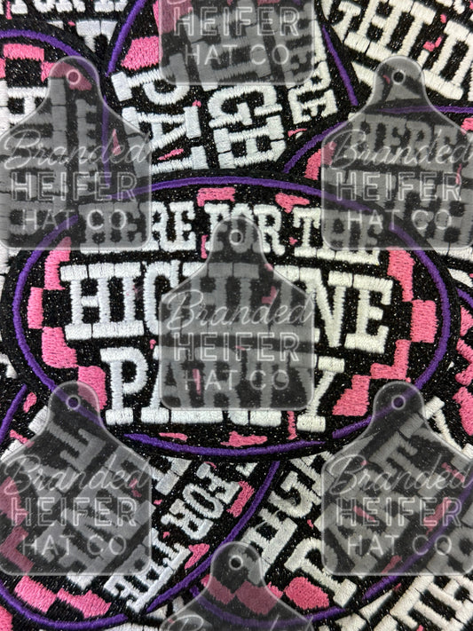 HERE FOR THE HIGH-LINE PARTY   | EMBROIDERY PATCH