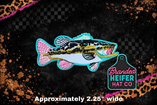 BLACK BASS l EMBROIDERY PATCH