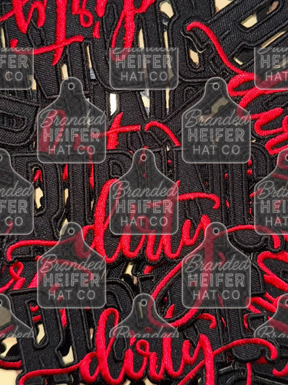 Riding Dirty Embroidery Patch