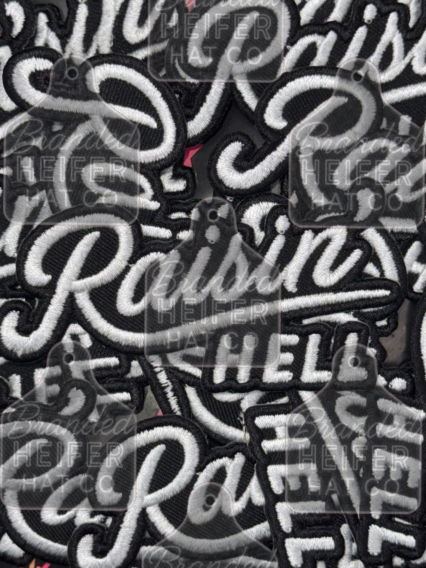 Raisin hell embroidery patch