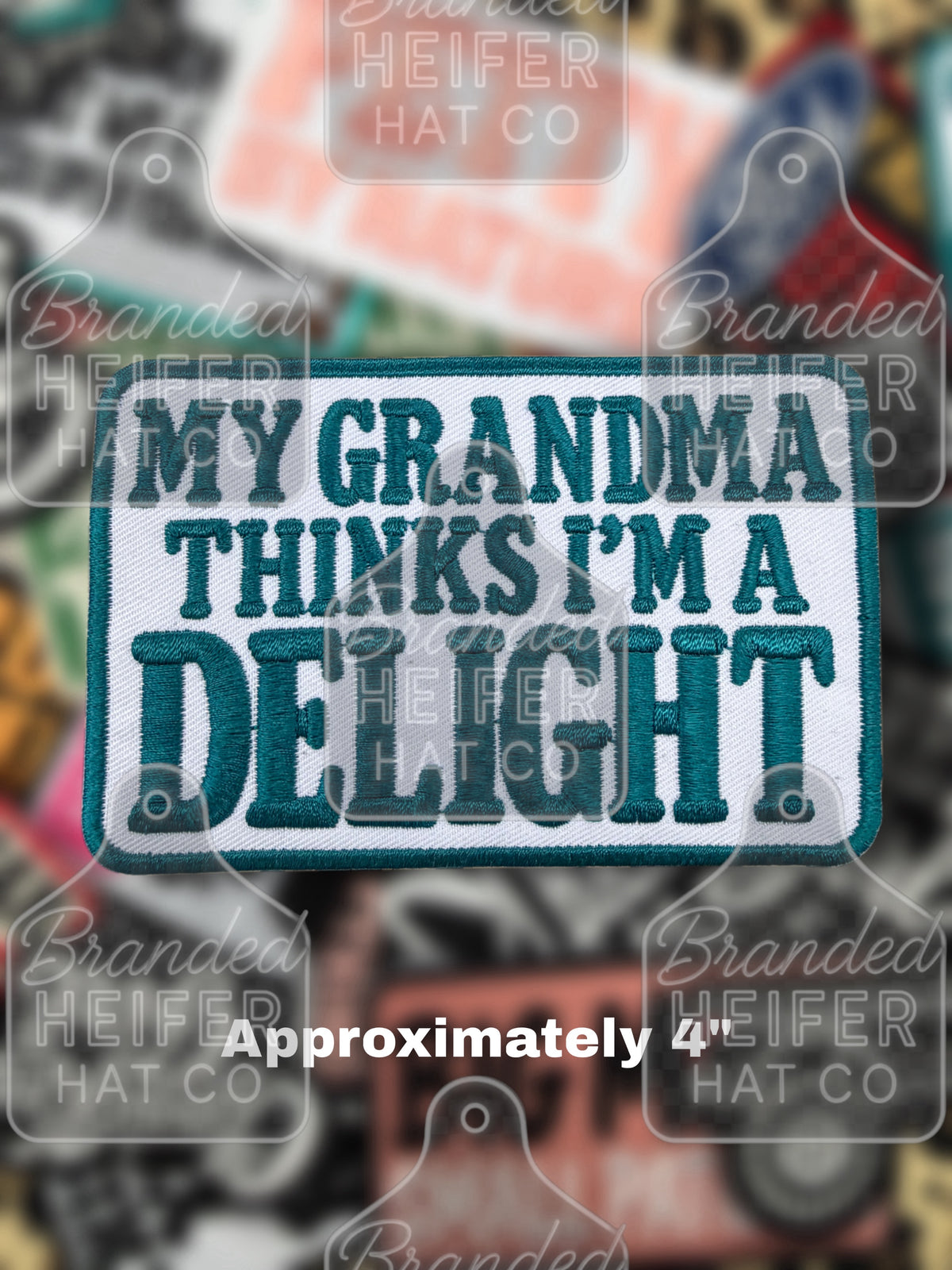 IM A DELIGHT  EMBROIDERY PATCH