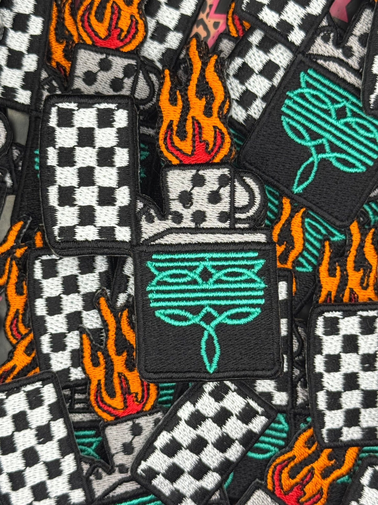 Let it burn EXCLUSIVE embroidery patch