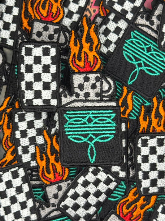 Let it burn EXCLUSIVE embroidery patch