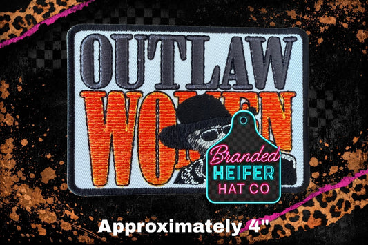 OUTLAW WOMEN EMBROIDERY PATCH