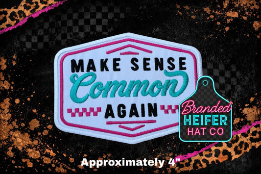 MAKE SENSE COMMON 2.0 EMBROIDERY PATCH