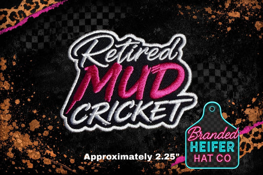 RETIRED MUDCRICKET EMBROIDERY PATCH
