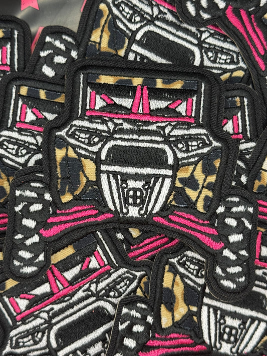 Leopard SxS embroidery patch