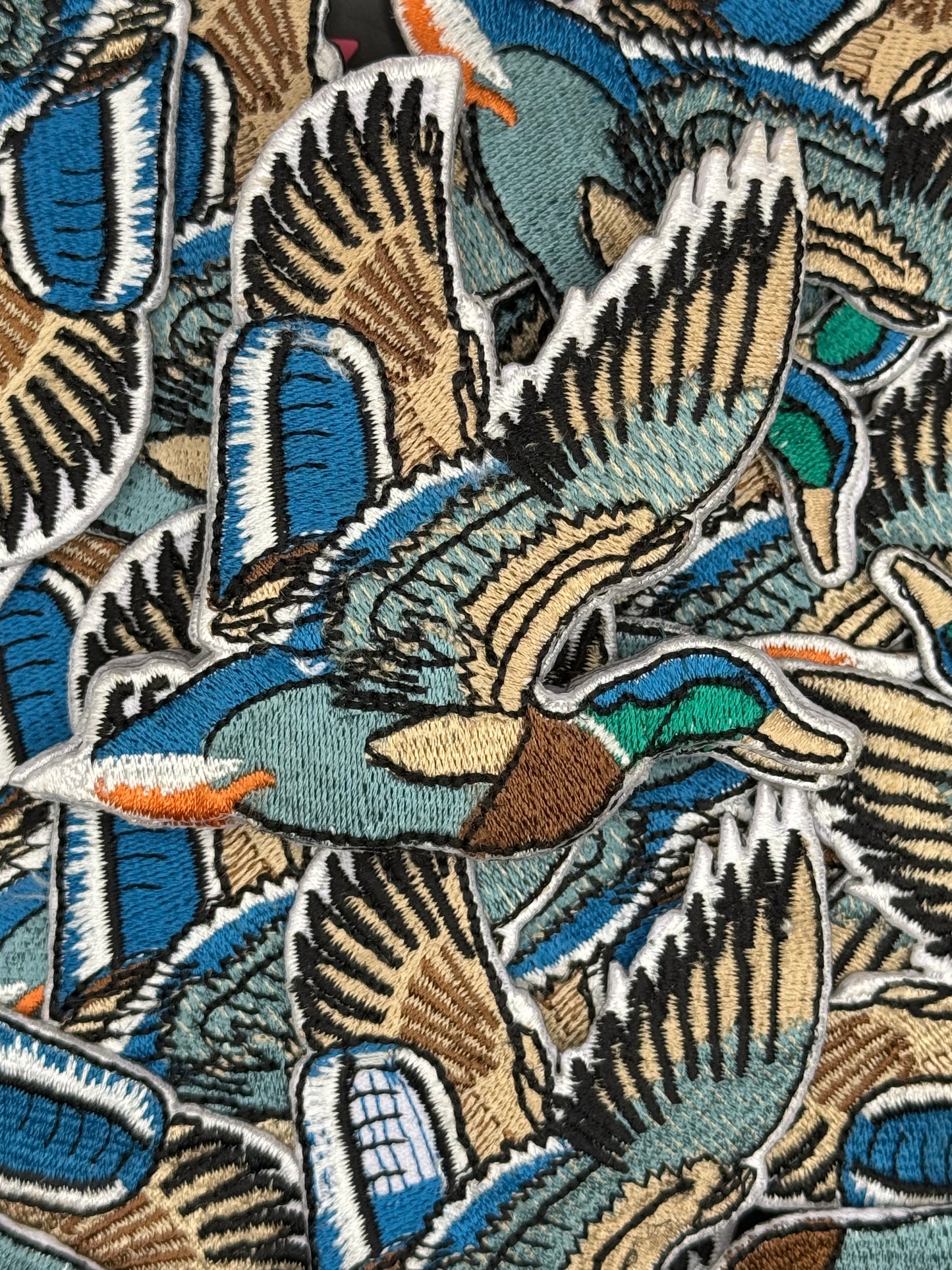 Mallard embroidery patch