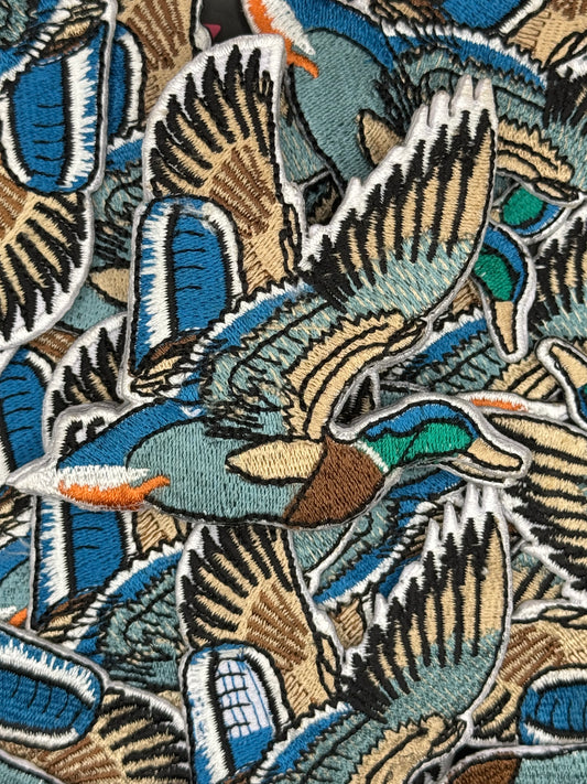 Mallard embroidery patch