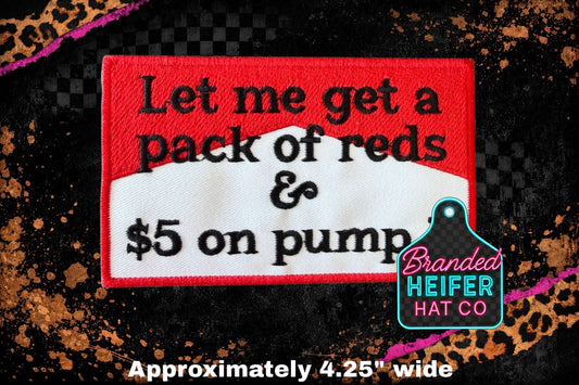 $5 ON PUMP 3 l EMBROIDERY PATCH