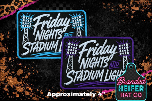 FRIDAY NIGHT LIGHTS EMBROIDERY PATCH
