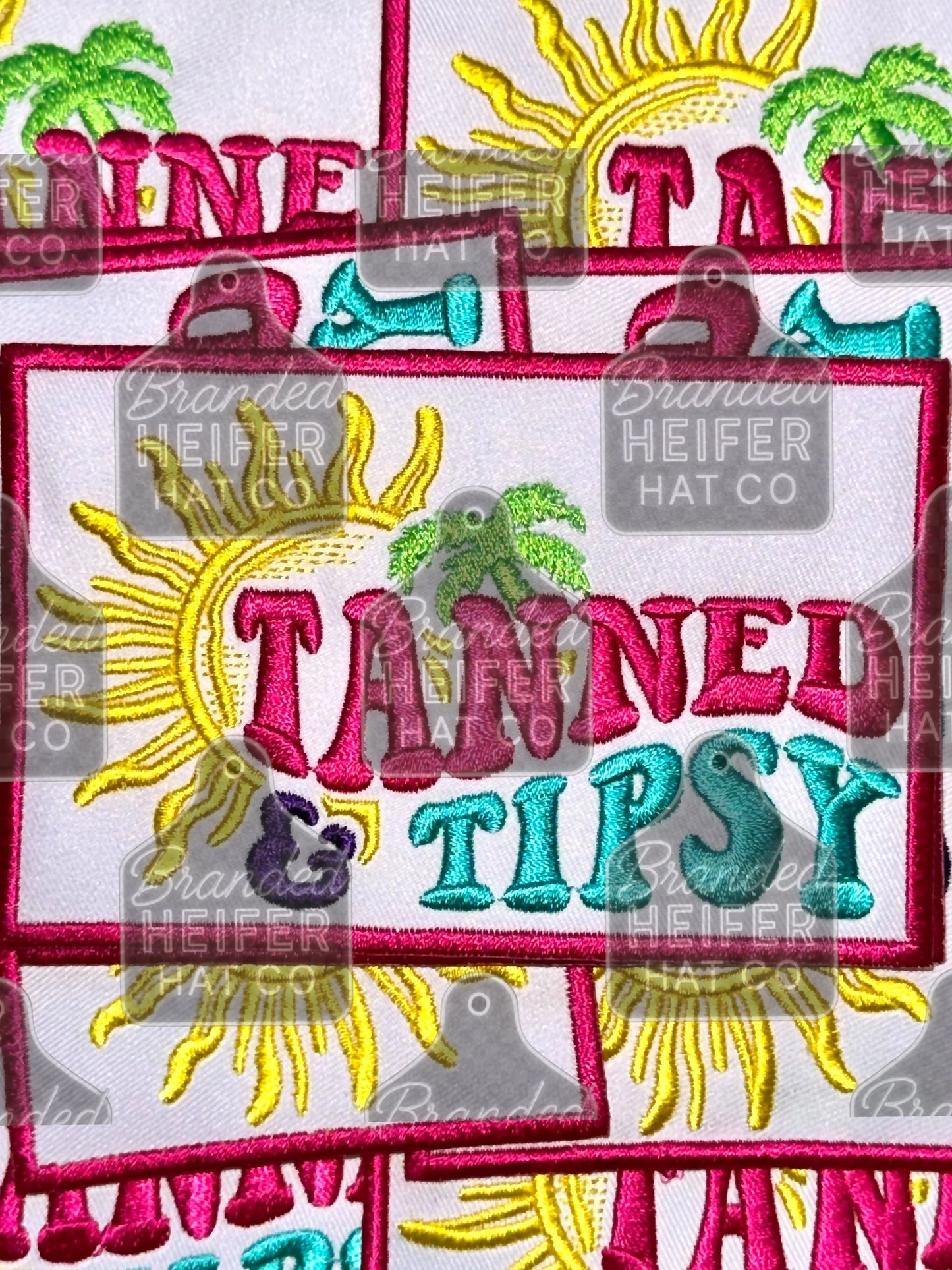 TANNED & TIPSY | EMBROIDERY PATCH