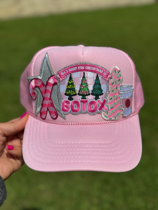 Botox for Christmas hat