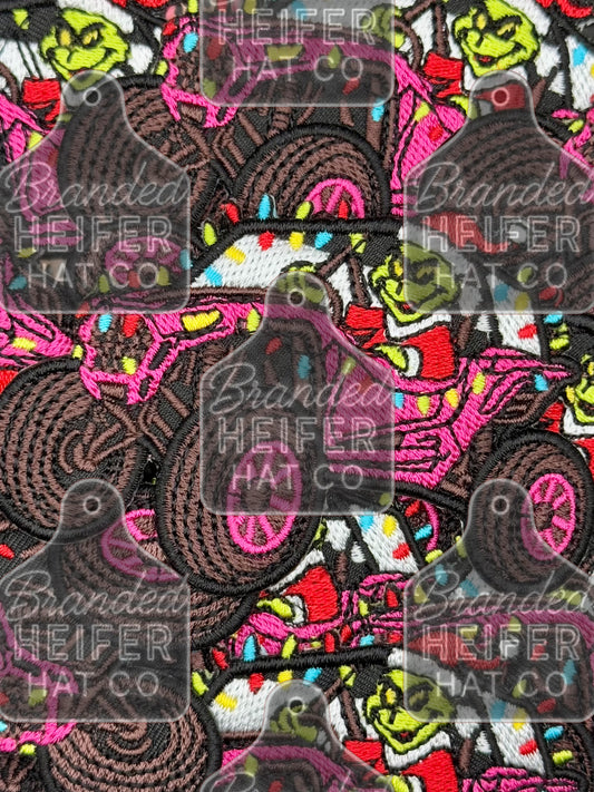 Midnight ride embroidery patch