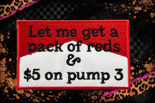 PACK OF REDS EMBROIDERY PATCH