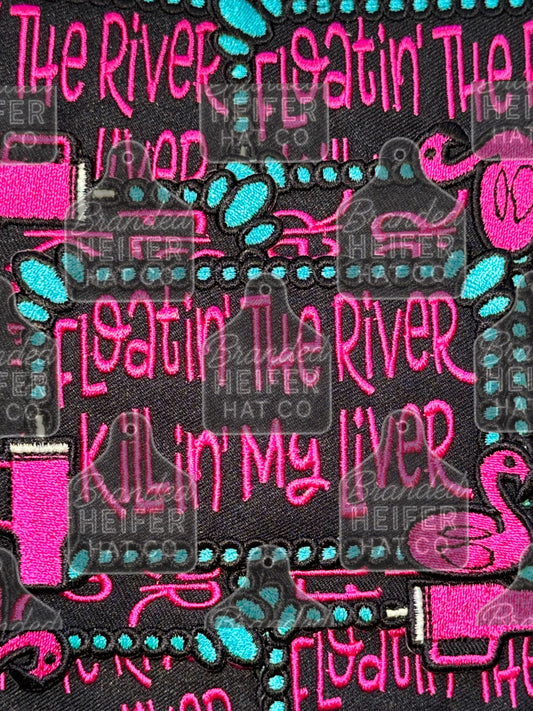 FLOATING THE RIVER | EMBROIDERY PATCH