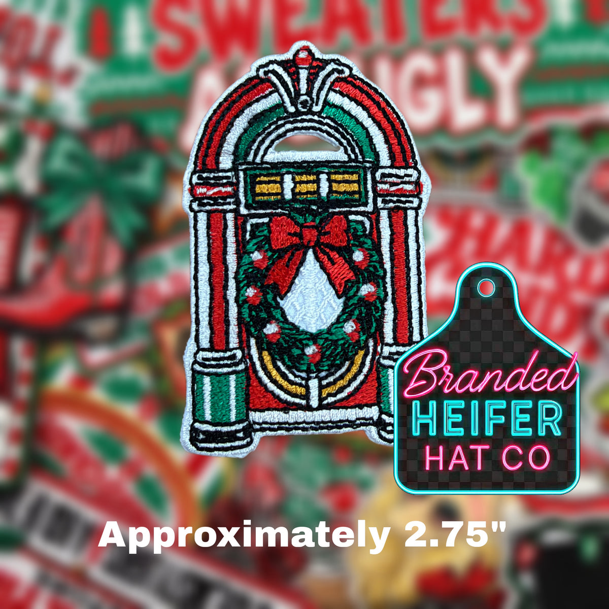 JUKEBOX  | EMBROIDERED HAT PATCH