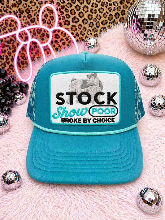 CATTLE POOR FOAM PONYTAIL TRUCKER HAT
