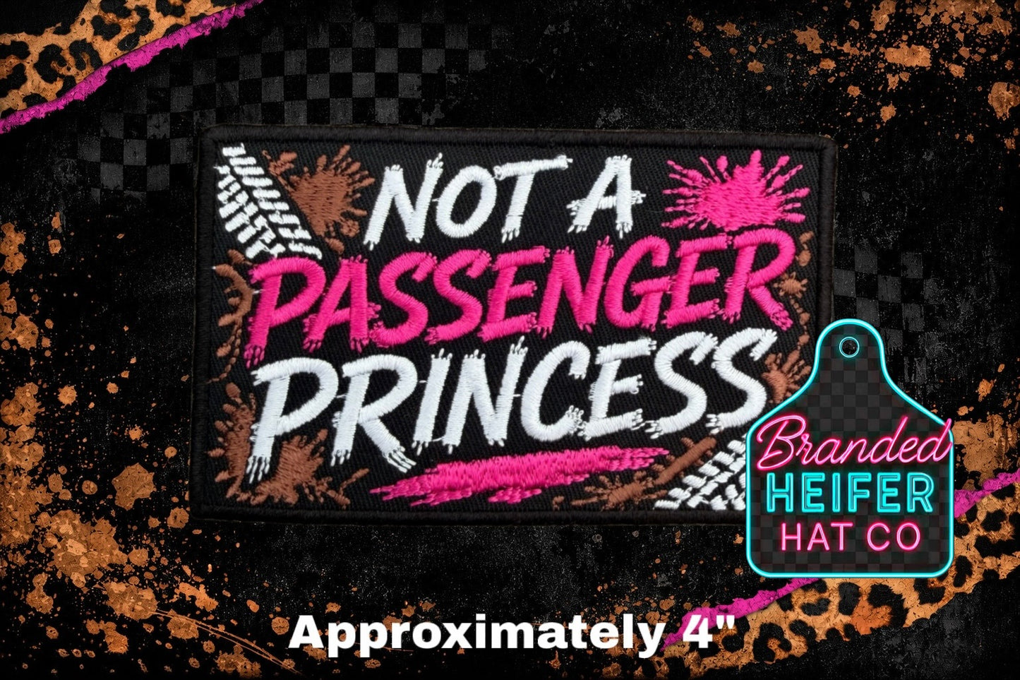 NOT A PASSENGER EMBROIDERY PATCH