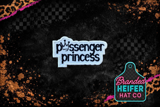 Passenger princess (multiple colors) embroidery patch