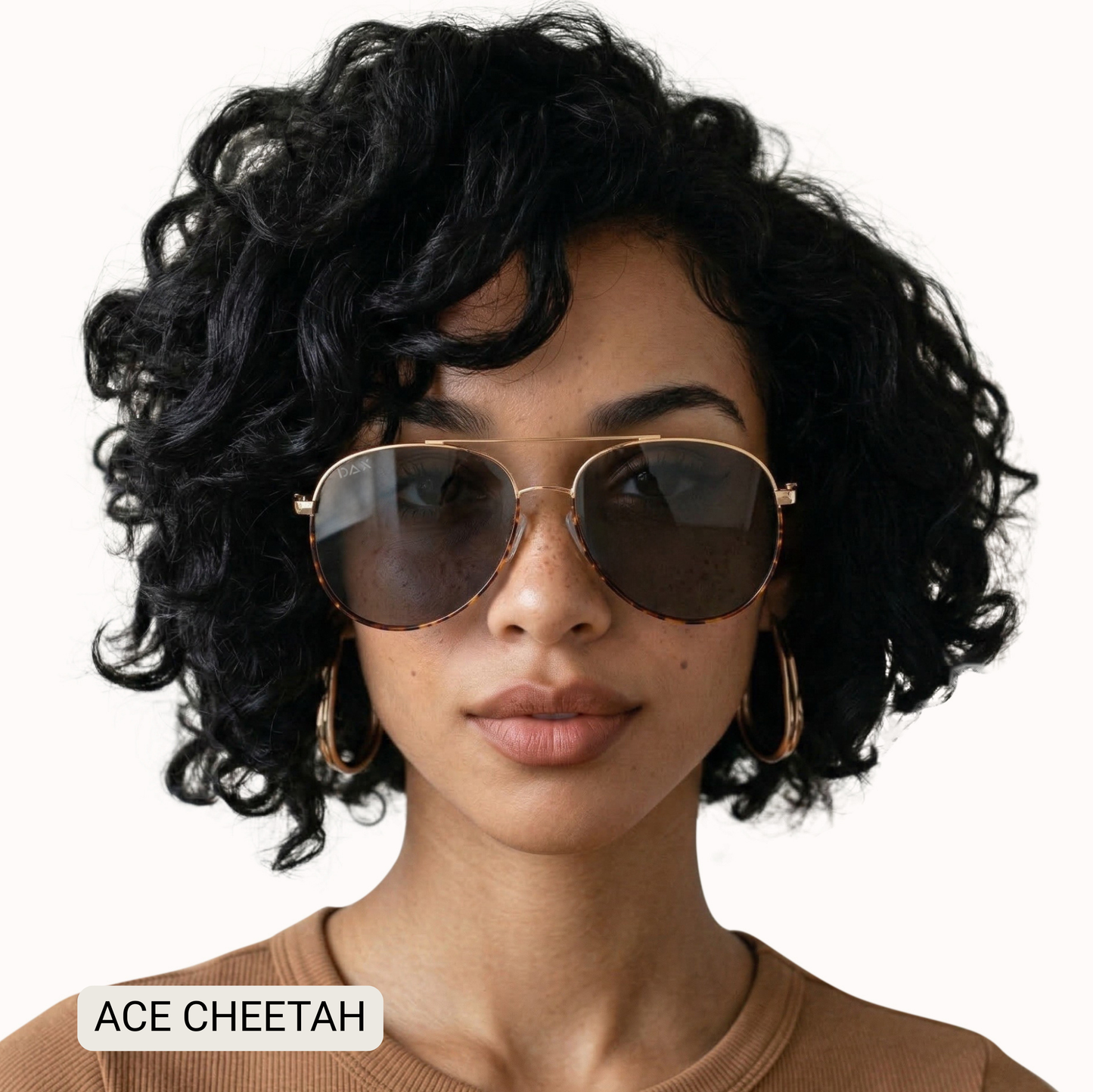 ACE - Unisex Aviator Sunglasses – Polarized Hair-Friendly