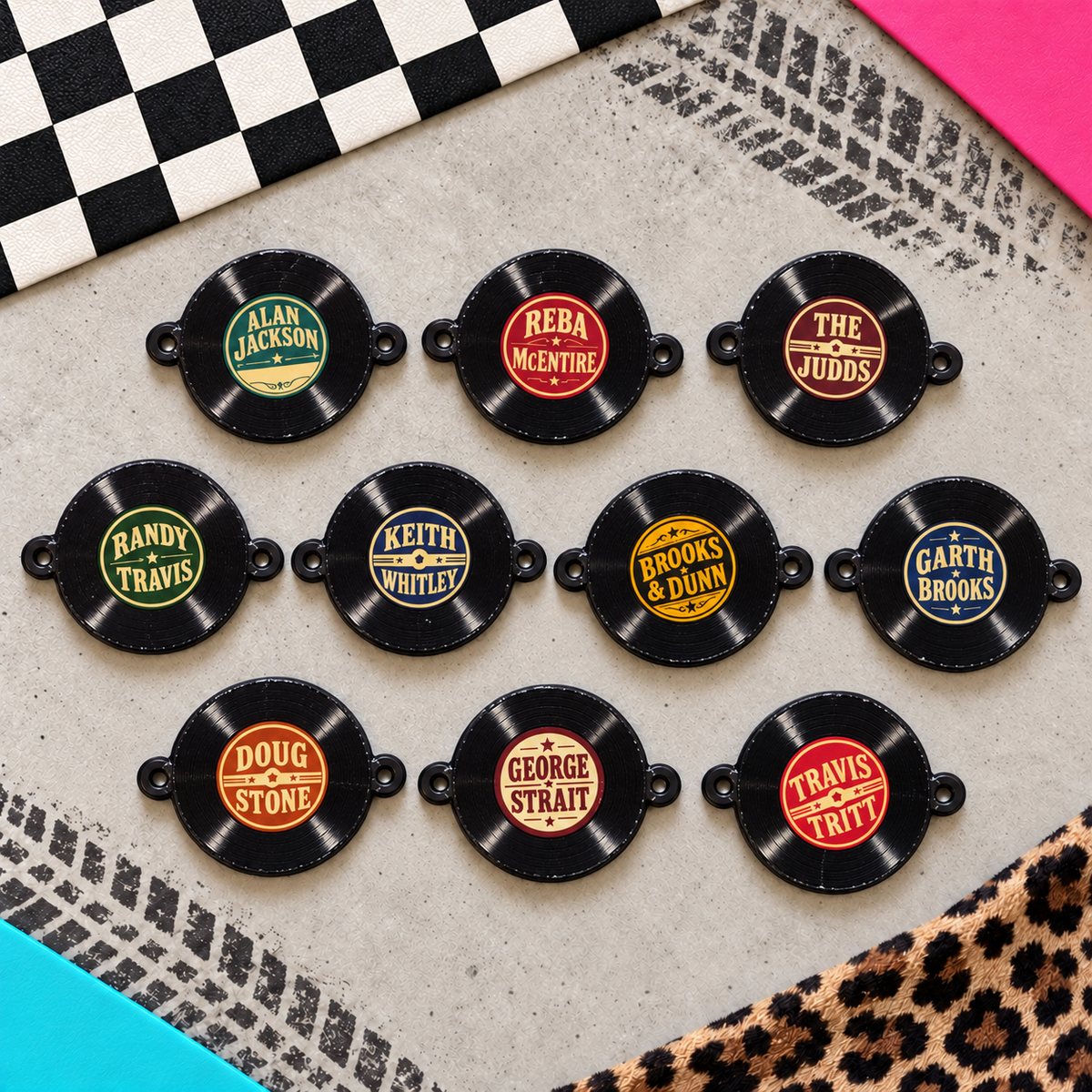 VINYL RECORD CHARMS