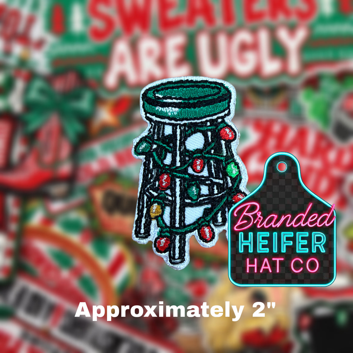 BAR STOOL | EMBROIDERED HAT PATCH