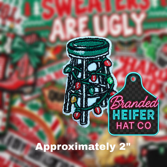 BAR STOOL | EMBROIDERED HAT PATCH