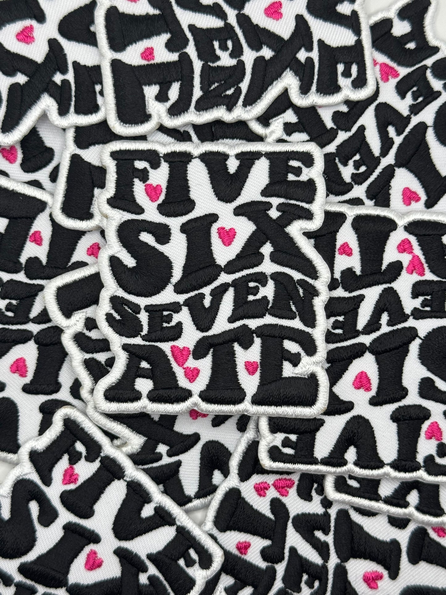 5,6,7, ATE Embroidery patch