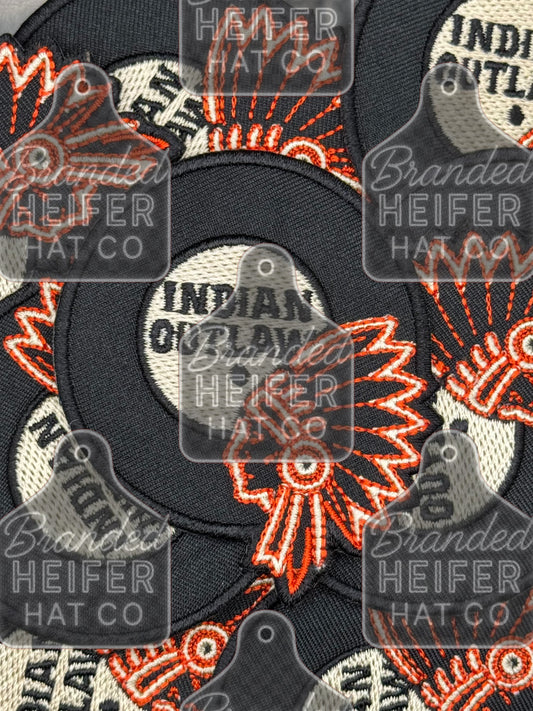Indian outlaw embroidery patch