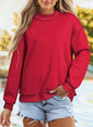 Game Day Oversize Reversible Mock Neck Sweatshirt | S-4X