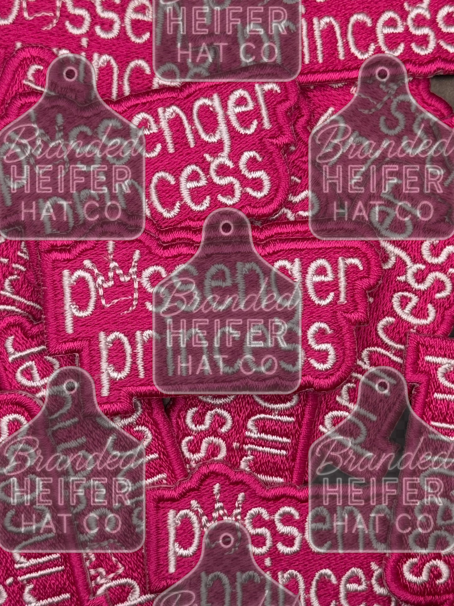Passenger princess (multiple colors) embroidery patch