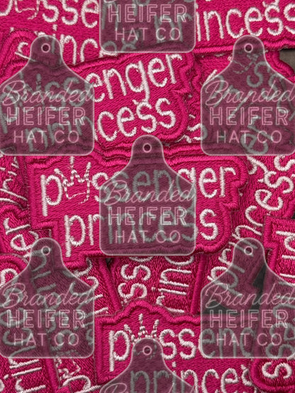 Passenger princess (multiple colors) embroidery patch