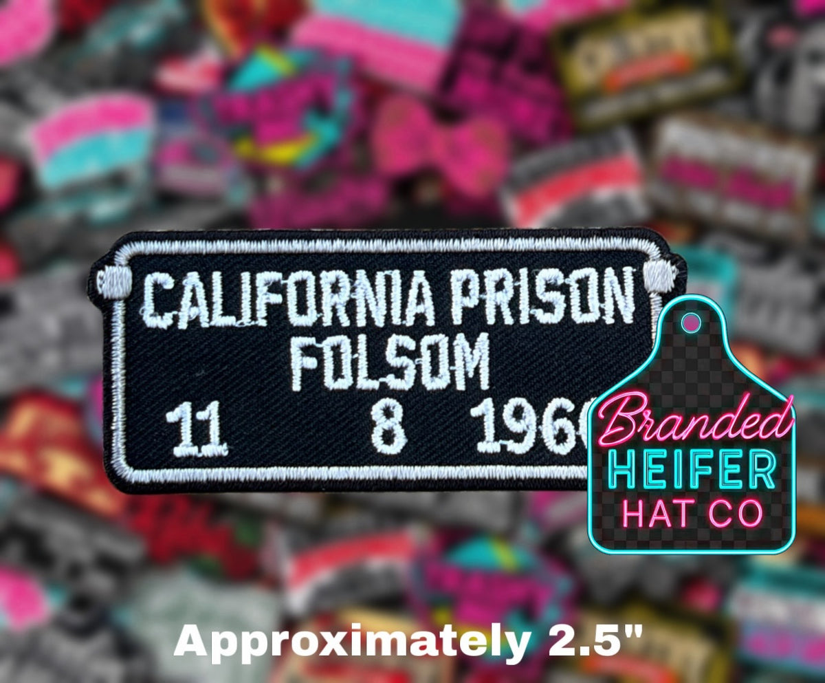 FOLSOM PRISON EMBROIDERY PATCH