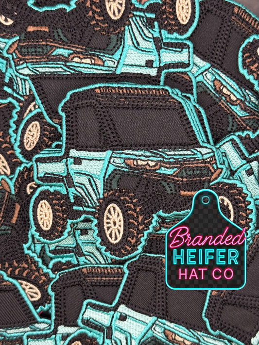 Defender inspired  embroidery patch