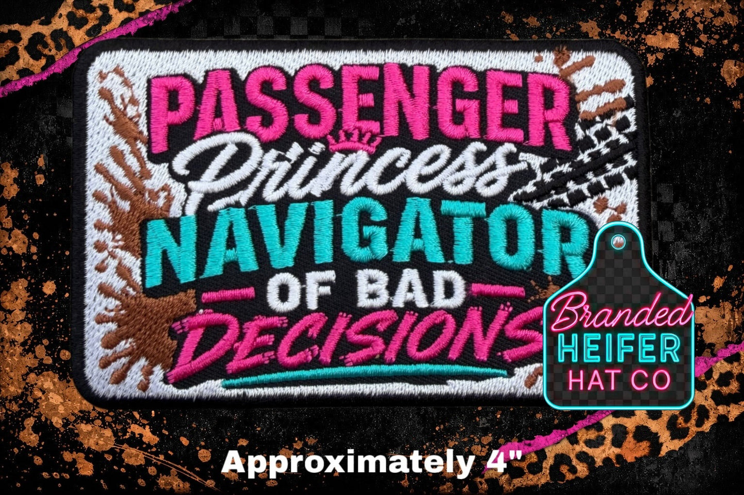 NAVIGATOR OF BAD DECISIONS EMBROIDERY PATCH