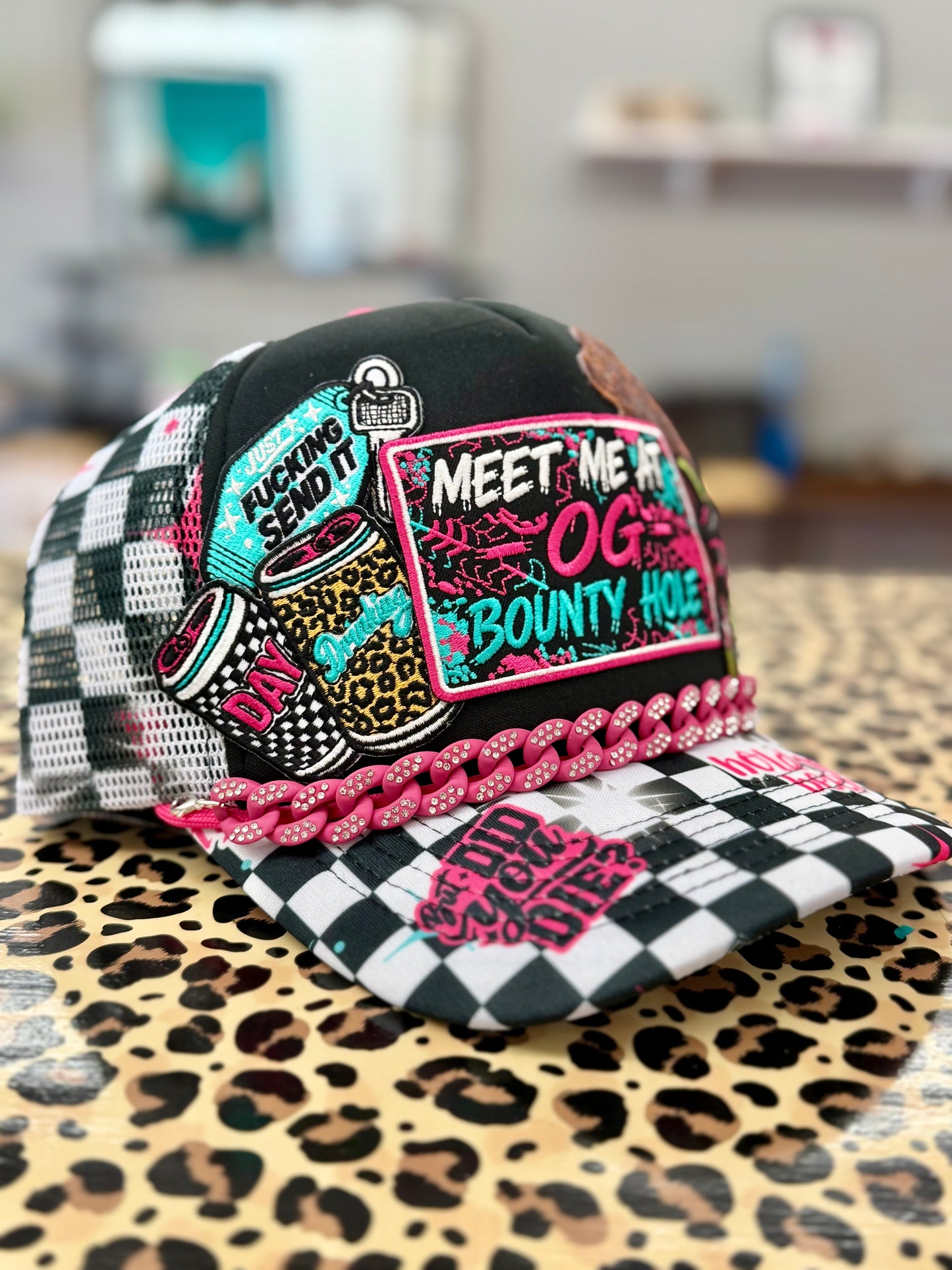OG BOUNTY HOLE PONYTAIL TRUCKER HAT