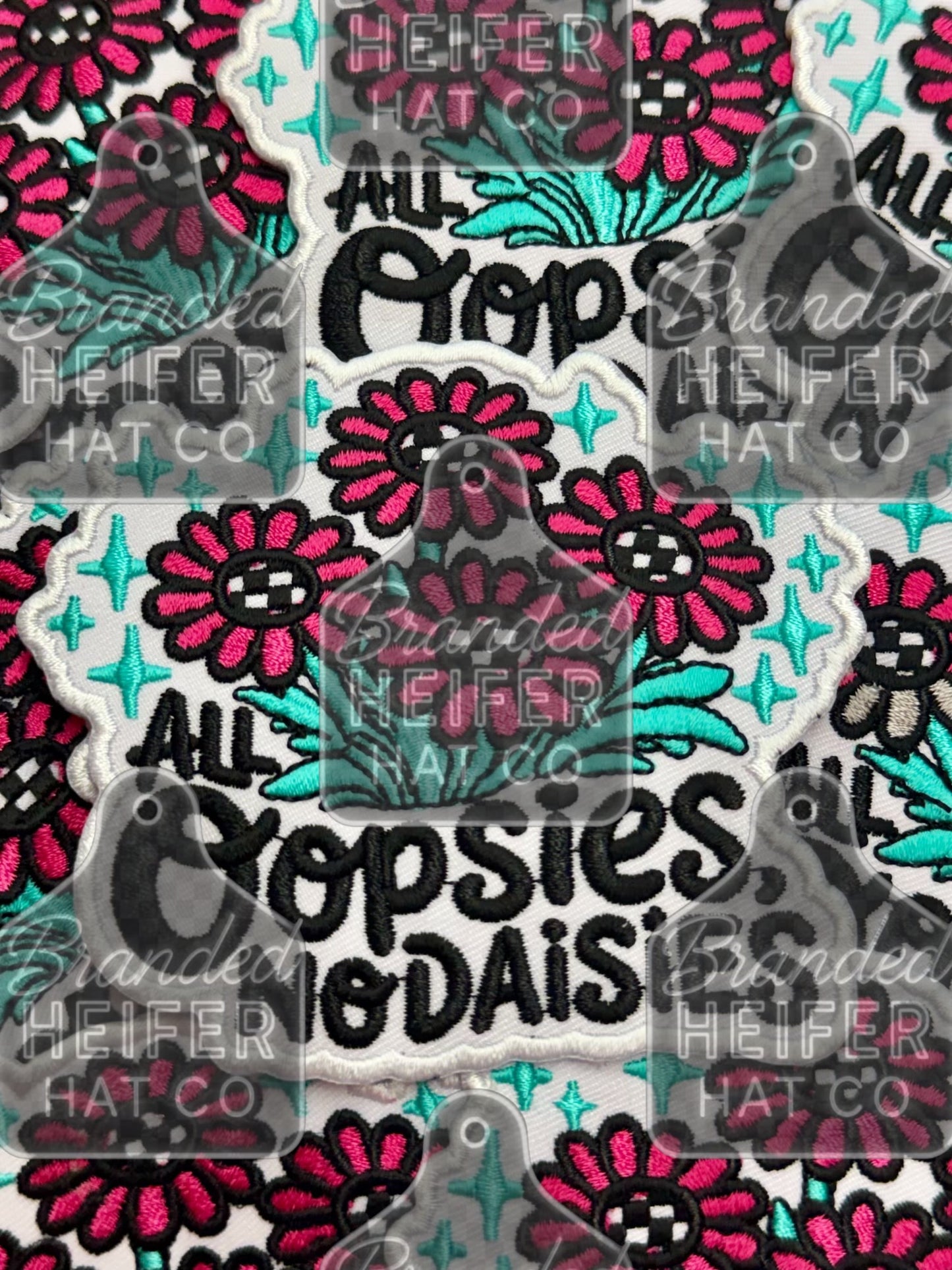ALL OOPSIES NO DAISES  | EMBROIDERY PATCH