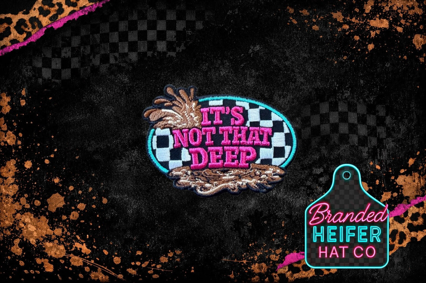 IT’S NOT THAT DEEP | EMBROIDERY PATCH * FILLER SIZED | FINAL RESTOCK