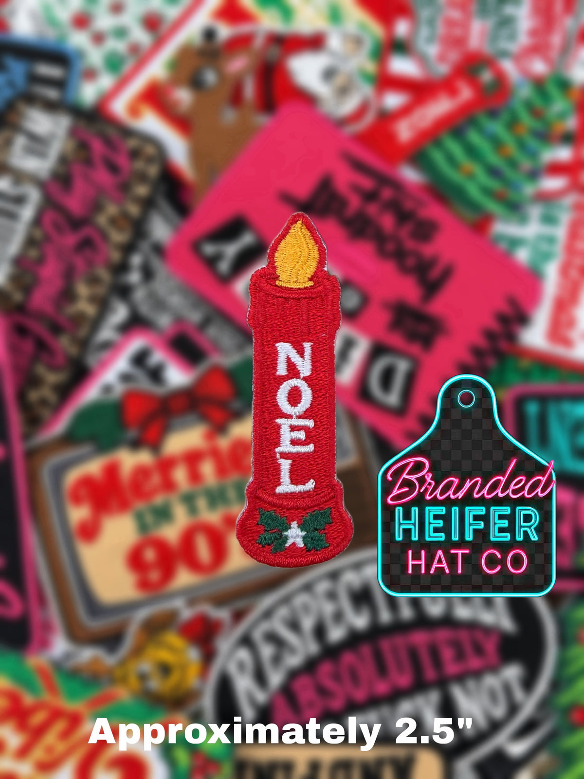 CANDLE  | EMBROIDERED HAT PATCH