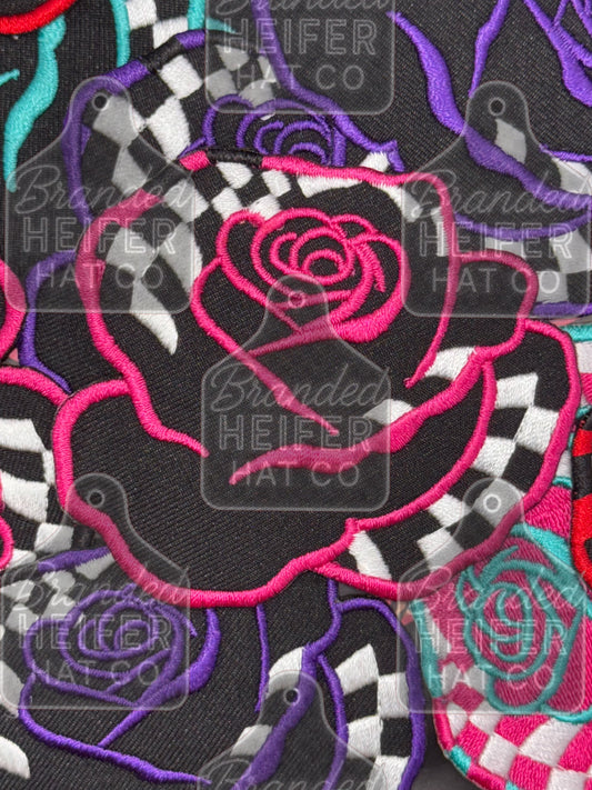 Checkered roses