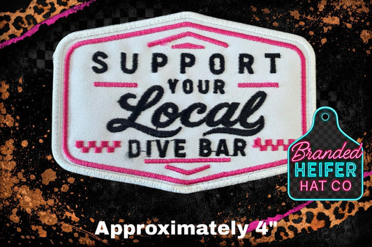 LOCAL DIVE BAR EMBROIDERY PATCH