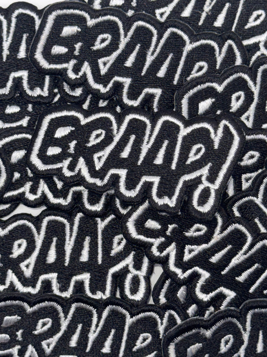 Braap embroidery patch