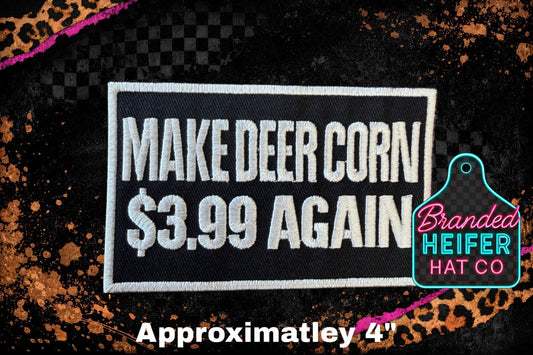 DEER CORN $3.99 EMBROIDERY PATCH