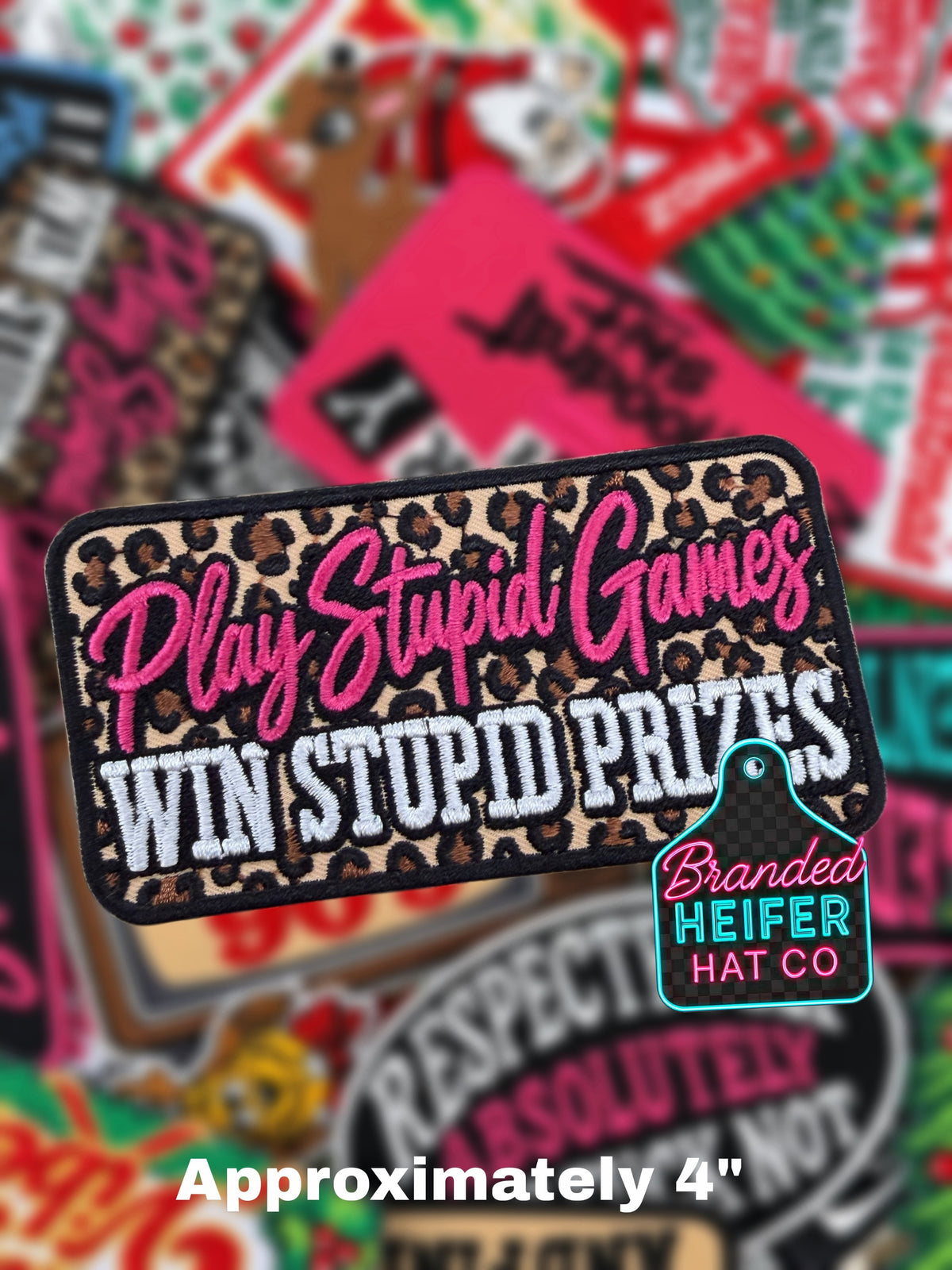 PLAY STUPID GAMES | EMBROIDERED HAT PATCH