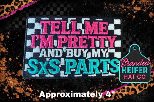 BUY MY SXS PARTS EMBROIDERY PATCH