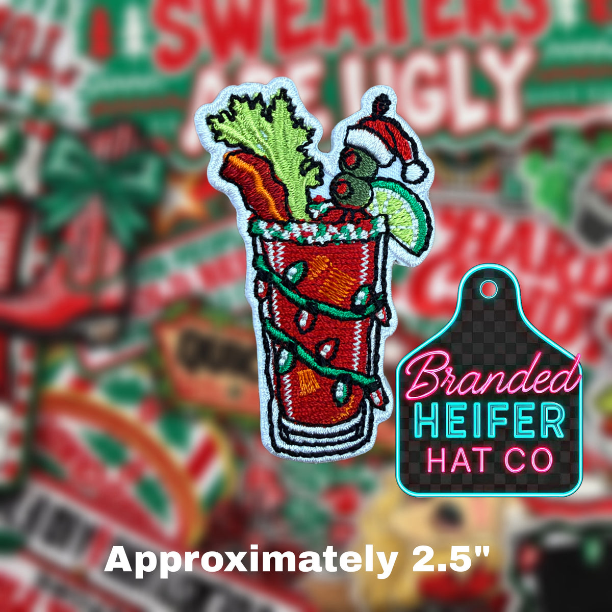 BLOODY MARY | EMBROIDERED HAT PATCH