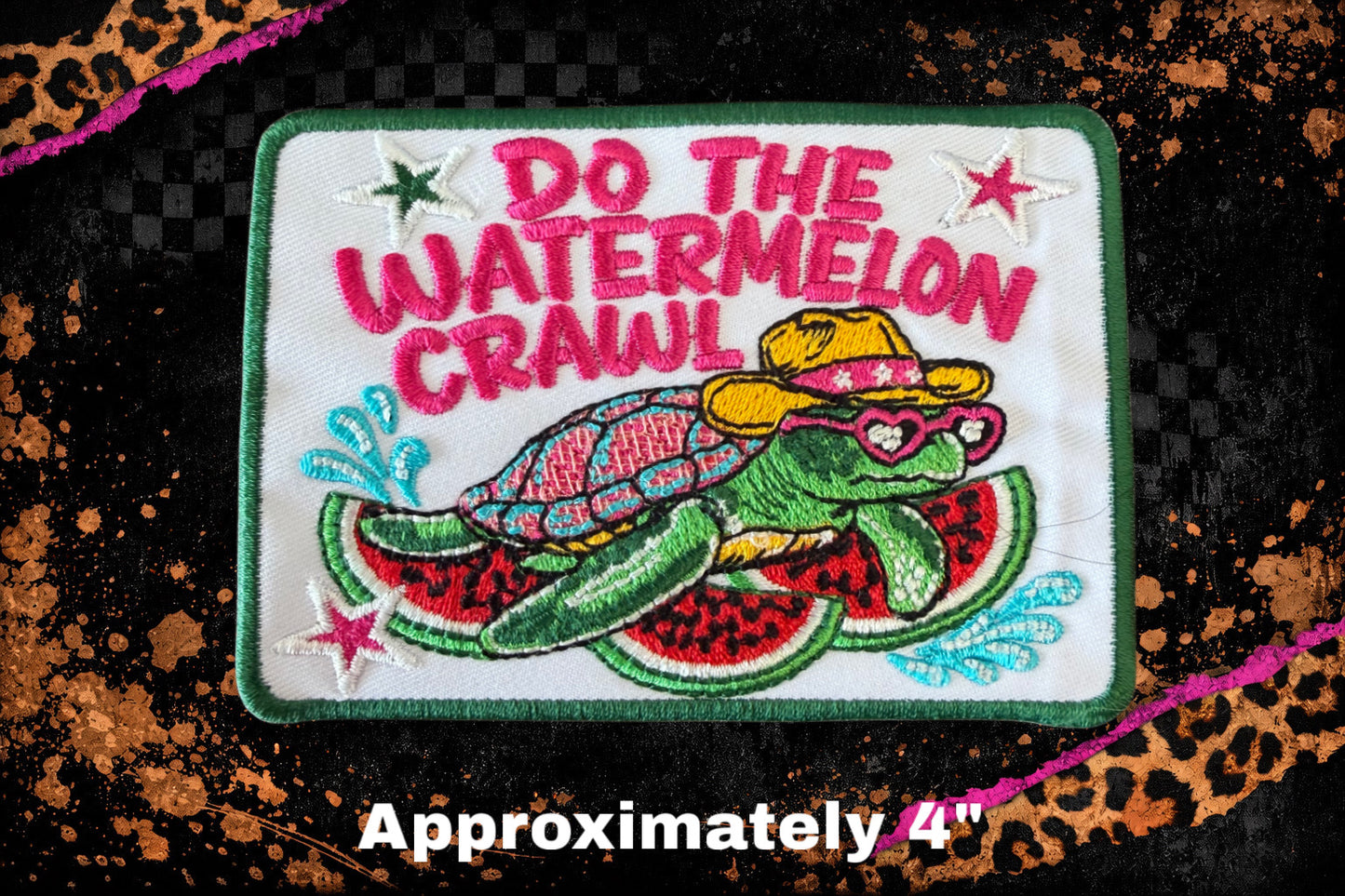 DO THE WATERMELON CRAWL |  EMBROIDERY PATCH