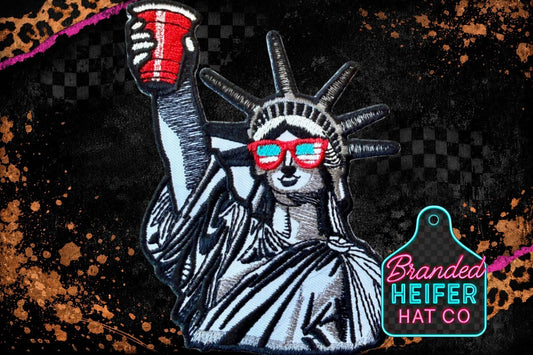 Large Tipsy liberty embroidery patch | FINAL RESTOCK