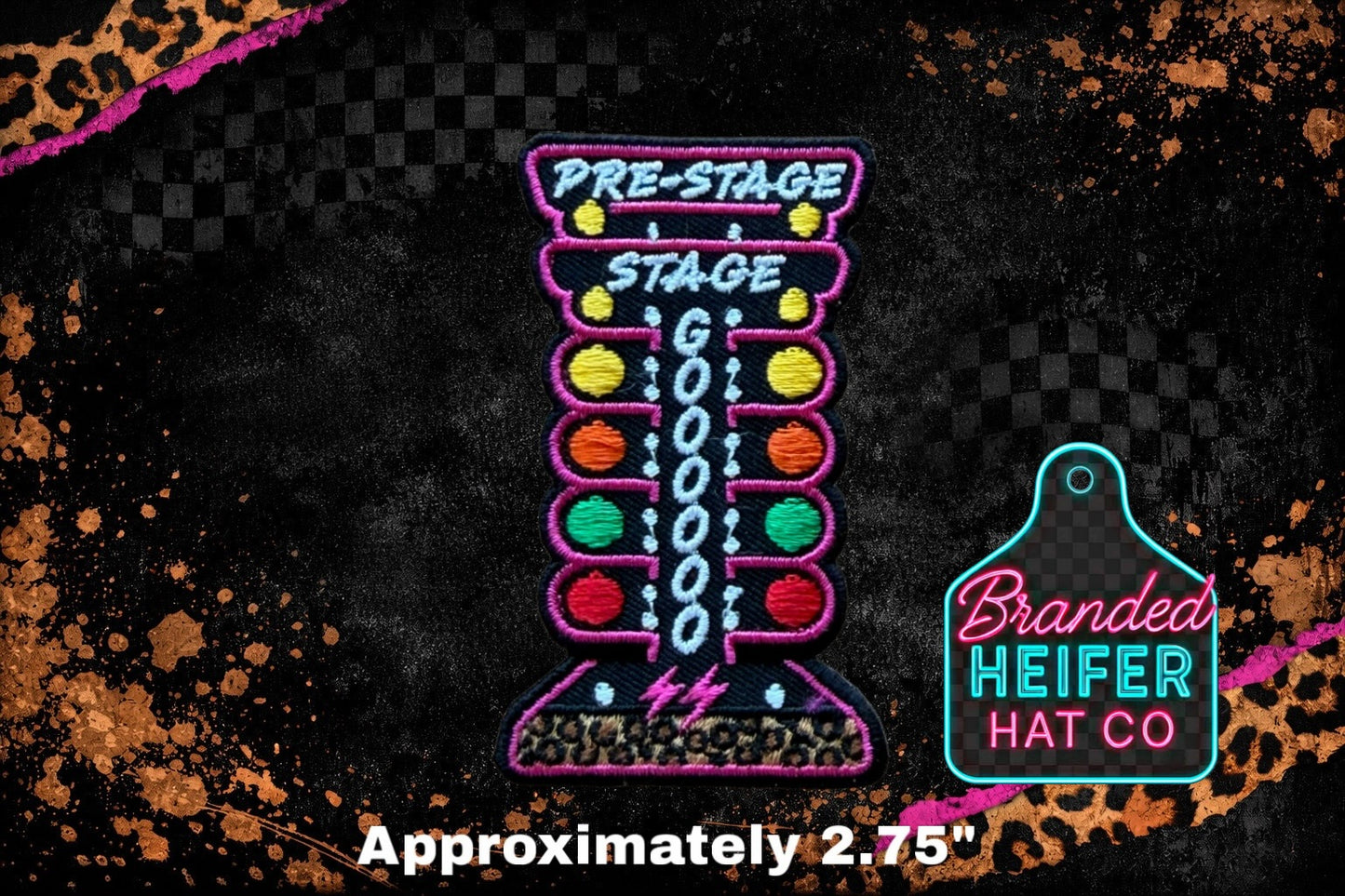 STAGING TREE EMBROIDERY PATCH
